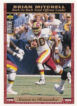 Brian Mitchell Washington Redskins 1996 Upper Deck Collector's Choice NFL Season to Remember #79